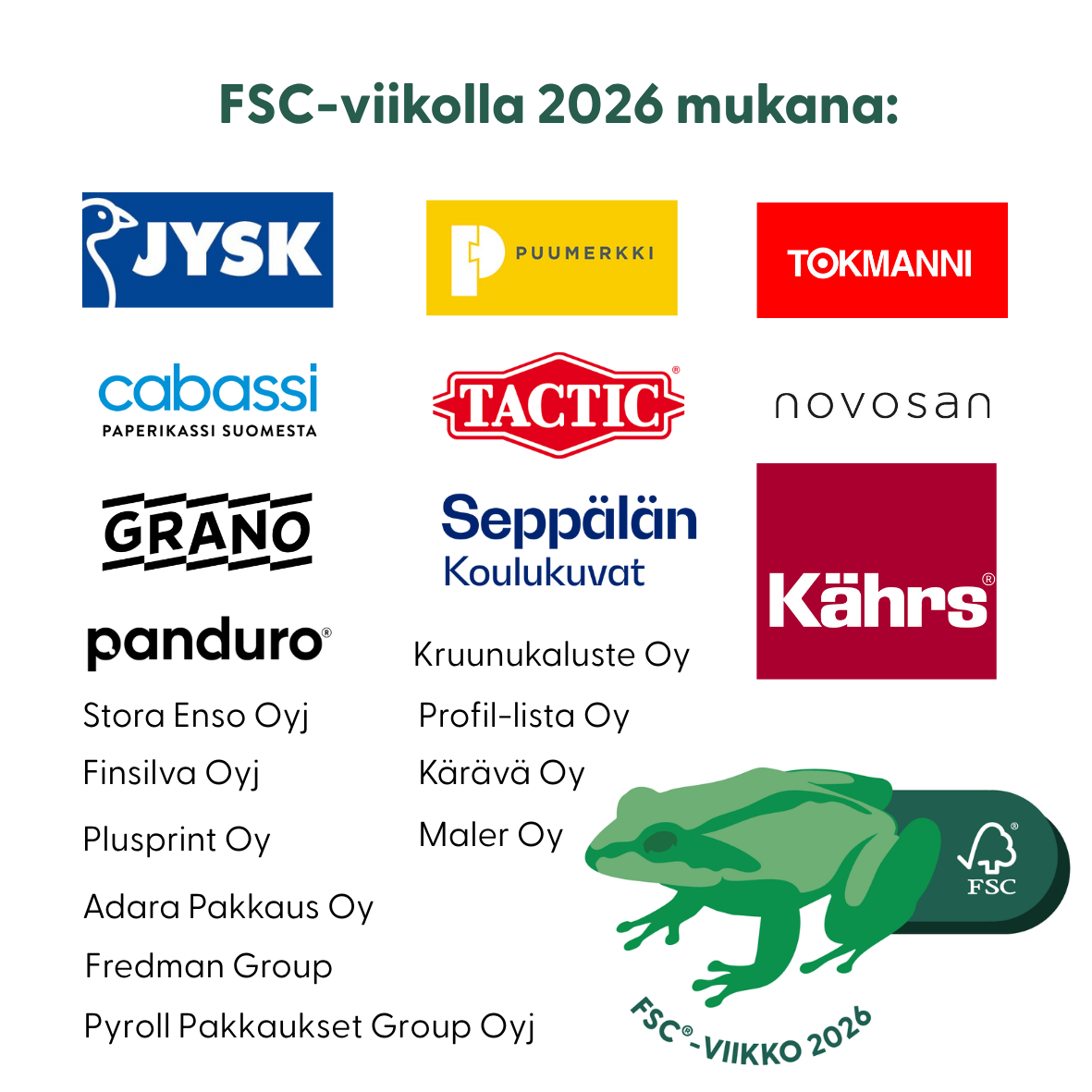 FSC-viikko sammakko