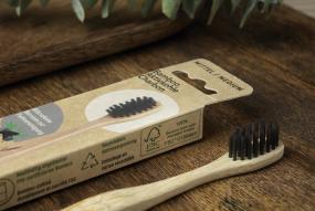 Bamboo tooth brush label