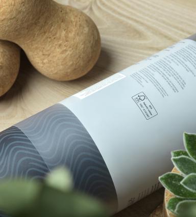 Yoga mat label